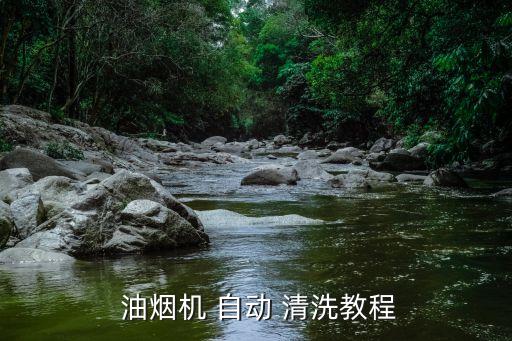 自動(dòng)清洗油煙機(jī)說明書,如何使用空煙機(jī)自動(dòng)清洗