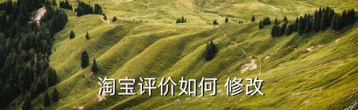 淘寶自動好評的怎么修改嗎,評價改了怎么辦?這些可以改!
