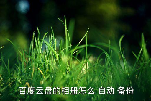 自動備份到百度云,新版百度云網(wǎng)盤備份和同步保存文件