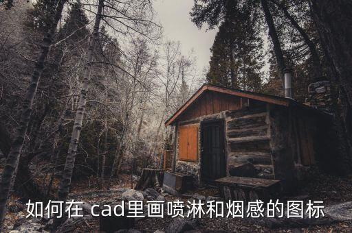 如何在 cad里畫噴淋和煙感的圖標(biāo)