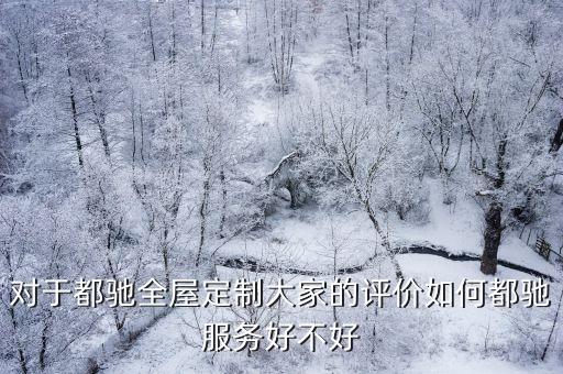 對(duì)于都馳全屋定制大家的評(píng)價(jià)如何都馳服務(wù)好不好