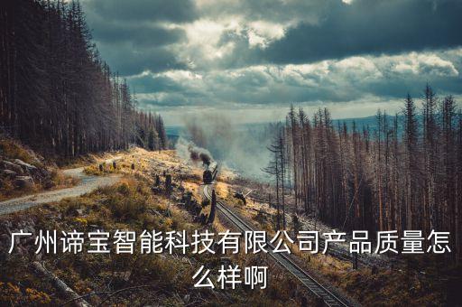 廣州諦寶智能科技有限公司產(chǎn)品質(zhì)量怎么樣啊