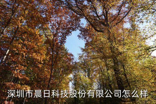 深圳晨辰智能科技怎么樣，深圳市晨日電子有限公司產(chǎn)品質(zhì)量怎么樣啊