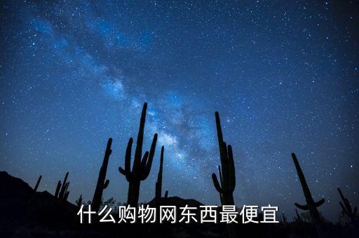 什么購(gòu)物網(wǎng)東西最便宜
