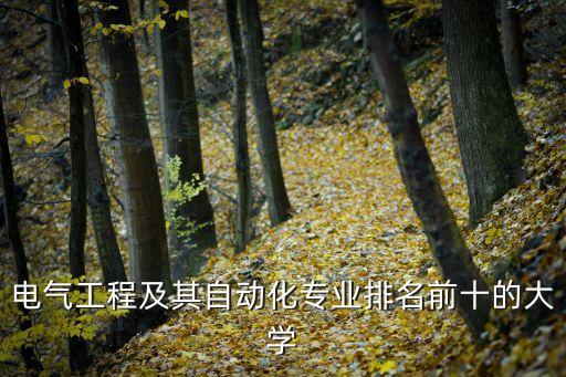 自動(dòng)化專業(yè)最好的重點(diǎn)大學(xué)，請問自動(dòng)化專業(yè)的大學(xué)排名是什么謝謝
