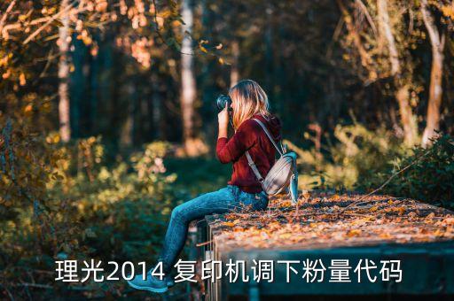 理光mp2014自動復印機,理光復印機如何調整粉末濃度?