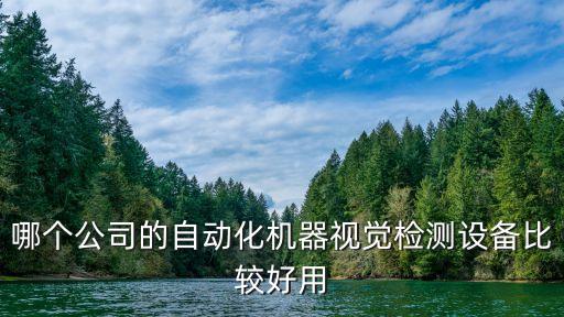 哪個(gè)公司的自動(dòng)化機(jī)器視覺檢測設(shè)備比較好用