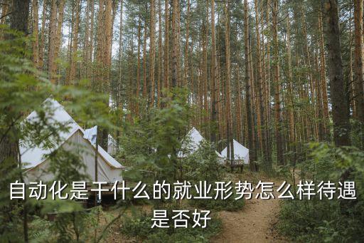 自動化是干什么的就業(yè)形勢怎么樣待遇是否好