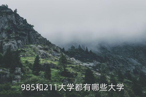 985和211一覽表，上海985 211文科大學(xué)名單