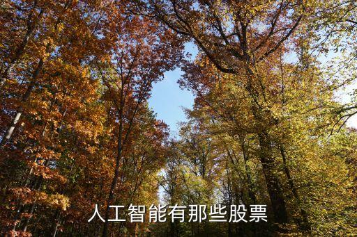 ai行業(yè)龍頭上市a股，人工智能有那些股票