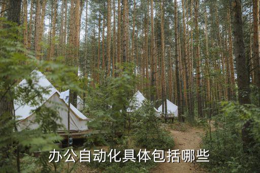 辦公自動化具體包括哪些
