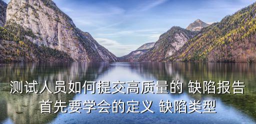 缺陷數(shù)據(jù)