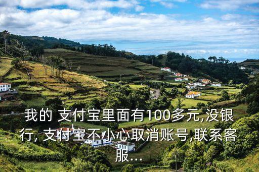 我的 支付寶里面有100多元,沒銀行, 支付寶不小心取消賬號,聯(lián)系客服...