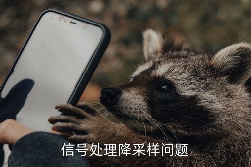 降采樣，降采樣是什么意思