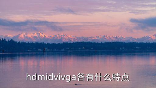 視頻接口，hdmidvivga各有什么特點(diǎn)