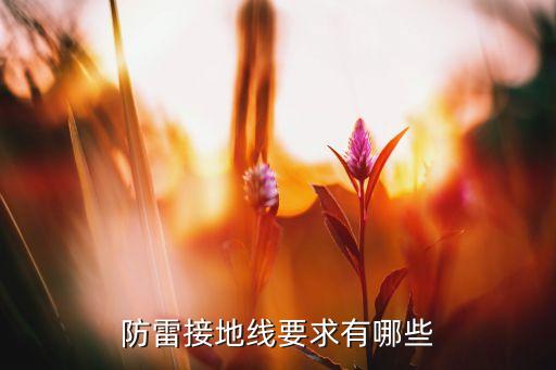 避雷針接地線要求，避雷針的埋地部分有什么要求