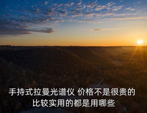 便攜式拉曼光譜儀，便攜式拉曼光譜儀哪家的好