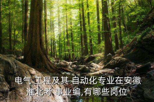 事業(yè)單位電氣工程與自動(dòng)化,電氣工程考事業(yè)單位范圍