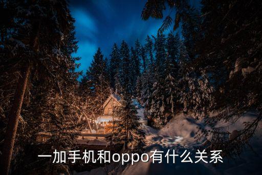 oppo和一加是什么關(guān)系，一加手機(jī)和oppo有什么關(guān)系
