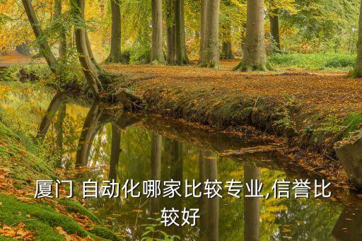 廈門國企自動化公司排名,廈門十大國企集團排名最新