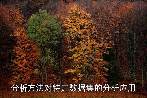 關(guān)聯(lián)分析方法對特定數(shù)據(jù)集的分析應(yīng)用