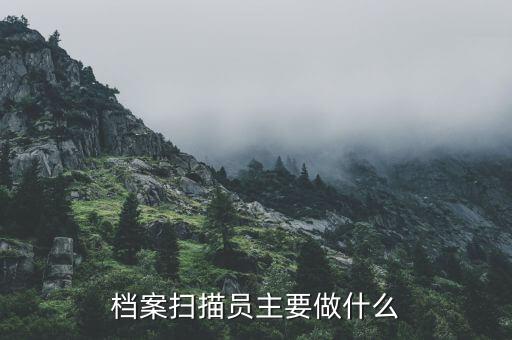 掃描員是進(jìn)港自動(dòng)化設(shè)備嗎,資料掃描遠(yuǎn)程員是干嘛的?
