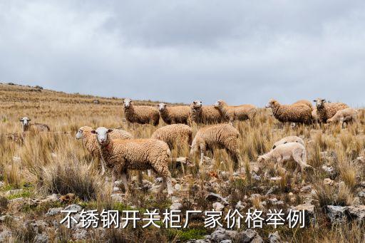 不銹鋼開關柜廠家價格舉例