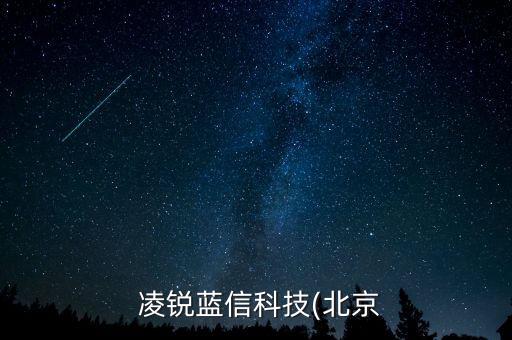 凌銳藍(lán)信,北京凌銳藍(lán)信科技有限公司法定代表人瑋瑋