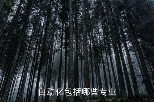 自動化包括哪些專業(yè)