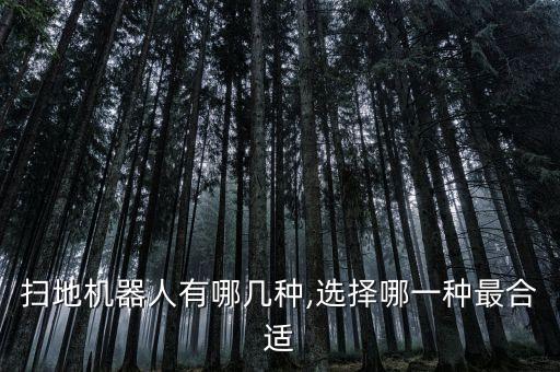 掃地機器人有哪幾種,選擇哪一種最合適
