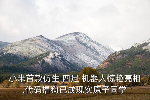 小米首款仿生 四足 機(jī)器人驚艷亮相,代碼擼狗已成現(xiàn)實原子同學(xué)