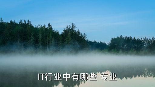 自動化屬于it類專業(yè)