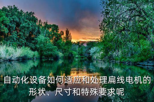 自動(dòng)化設(shè)備如何適應(yīng)和處理扁線電機(jī)的形狀、尺寸和特殊要求呢