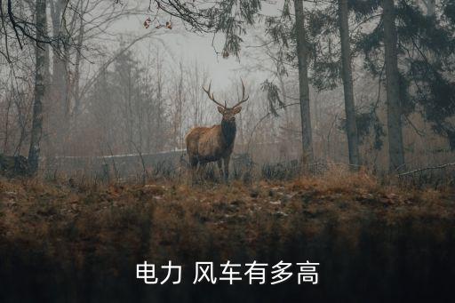 發(fā)電風車數據