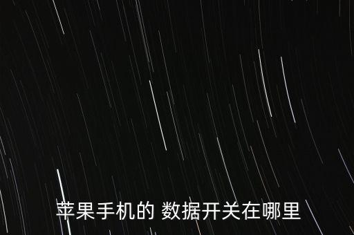 蘋果數(shù)據(jù)關(guān)閉設(shè)置,蘋果手機(jī)怎么關(guān)閉數(shù)據(jù)網(wǎng)絡(luò)
