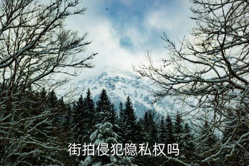 街拍侵犯隱私權嗎