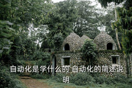 重慶工商大學(xué)自動化專業(yè)是學(xué)的啥