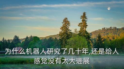 為什么機(jī)器人研究了幾十年,還是給人感覺(jué)沒(méi)有太大進(jìn)展