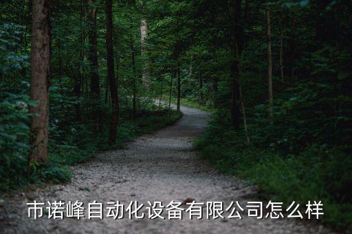 市諾峰自動化設備有限公司怎么樣