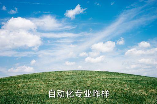 自動化專業(yè)咋樣