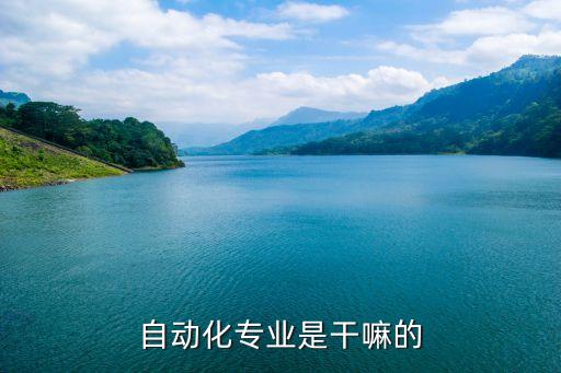 電氣儀表自動(dòng)化是干嘛的,化工電氣及儀表自動(dòng)化
