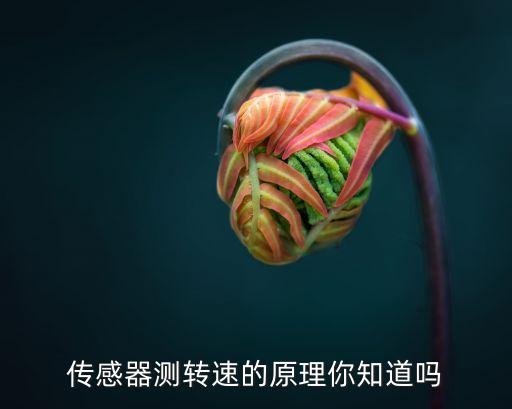 傳感器測(cè)轉(zhuǎn)速的原理你知道嗎