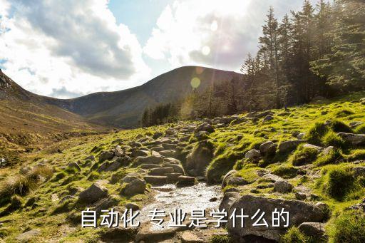  自動化 專業(yè)是學(xué)什么的