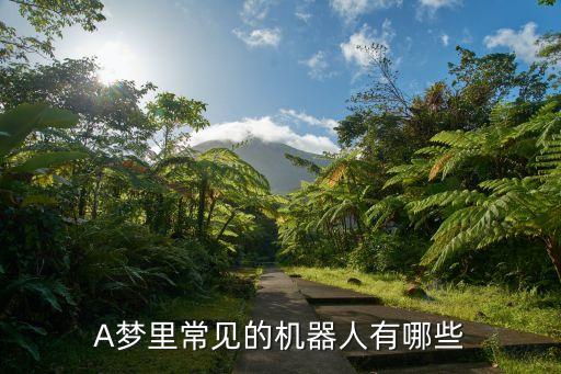 A夢里常見的機器人有哪些