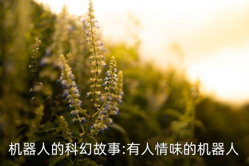機器人的科幻故事:有人情味的機器人