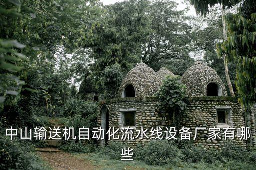 中山輸送機(jī)自動(dòng)化流水線設(shè)備廠家有哪些