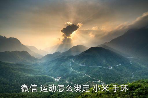 小米手環(huán)數(shù)據(jù)同步到微信運動